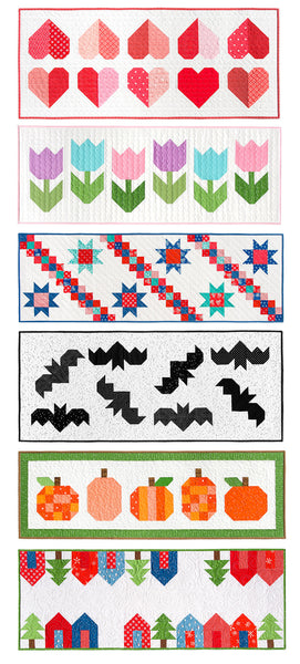 Modern Holiday Table Runners #186, PDF Pattern