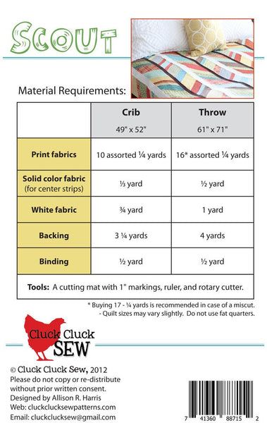 Scout #133, Paper Pattern