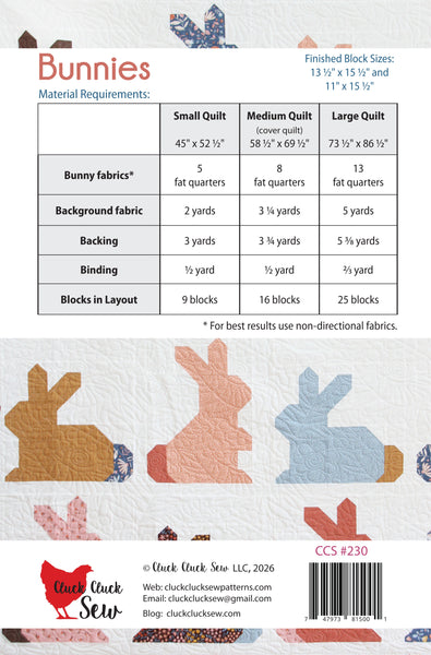 Bunnies #230, PDF Pattern