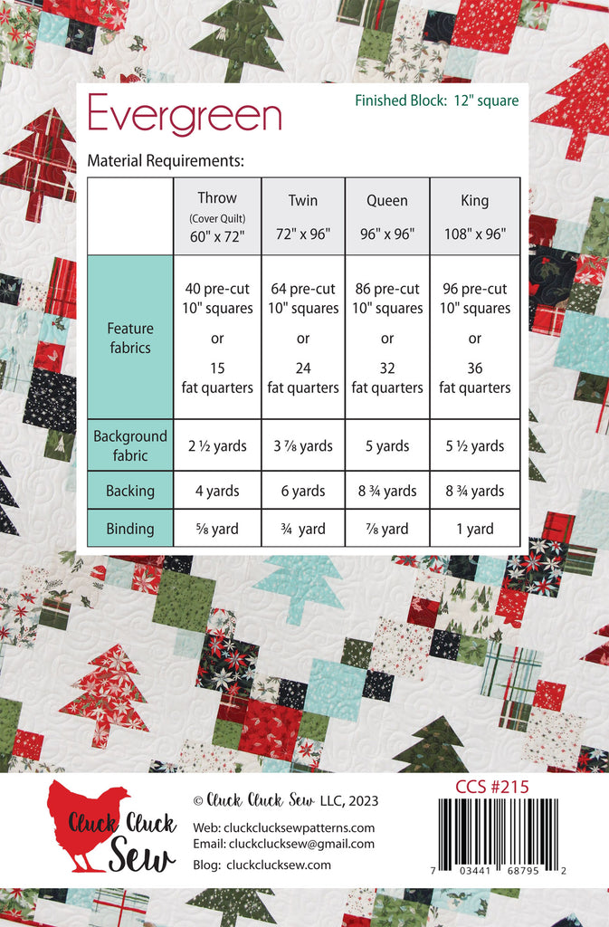 Evergreen Pdf Evergreen #215 PDF Pattern – Cluck Cluck Sew