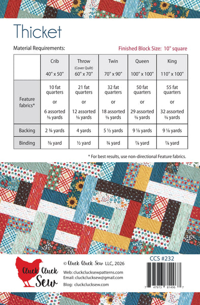 Thicket #232, PDF Pattern
