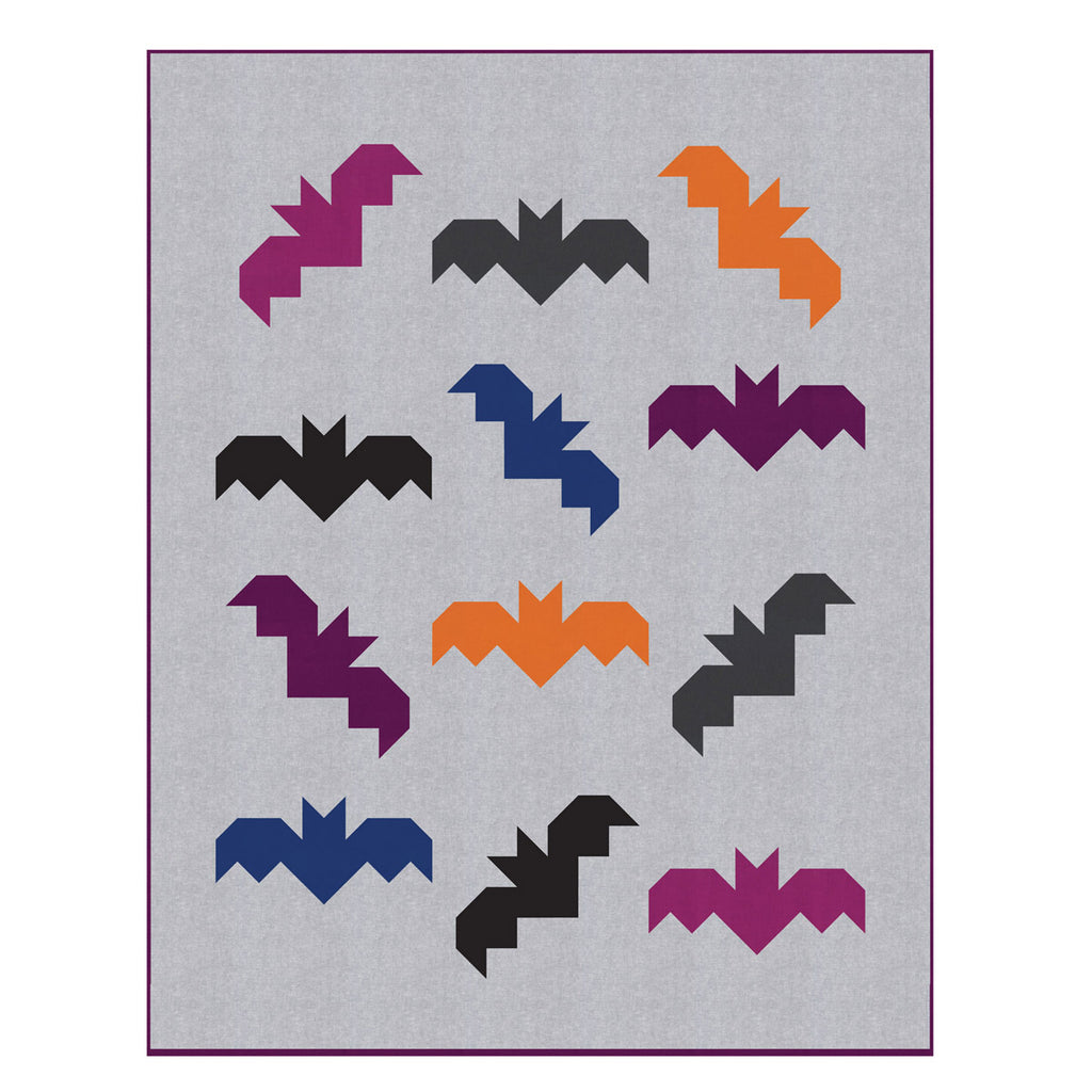 Bat Pattern Block Designs Bats #191, PDF pattern – Cluck Cluck Sew