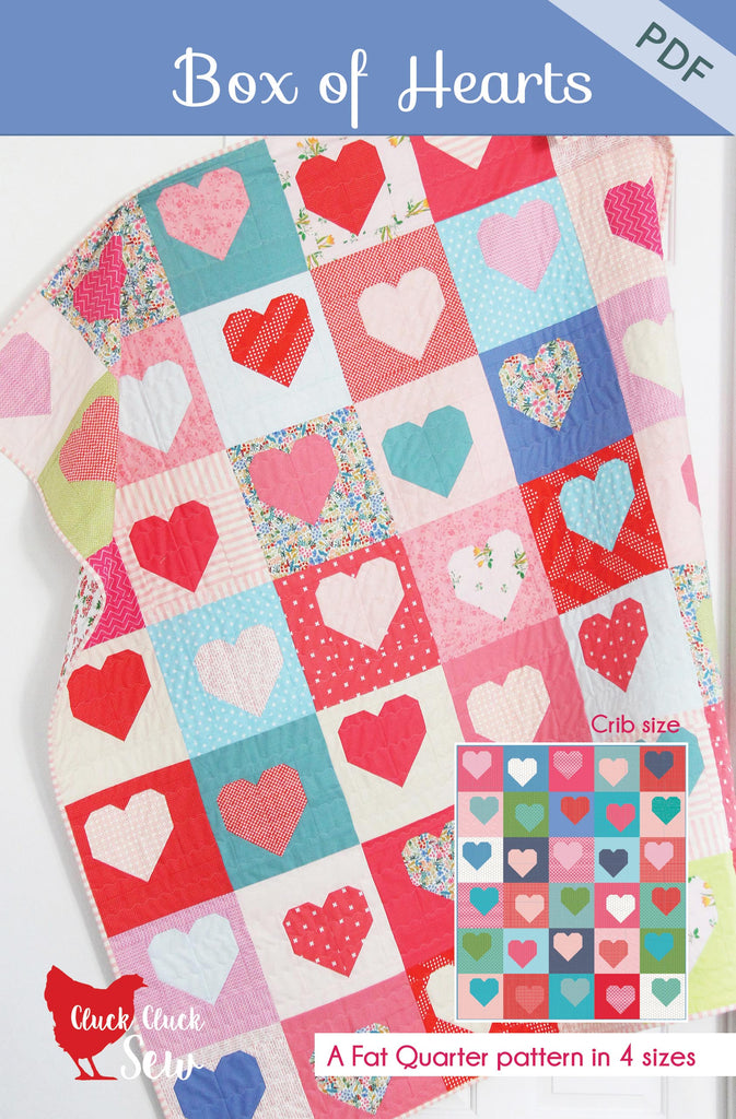 Box of Hearts Pattern #190, PDF Pattern