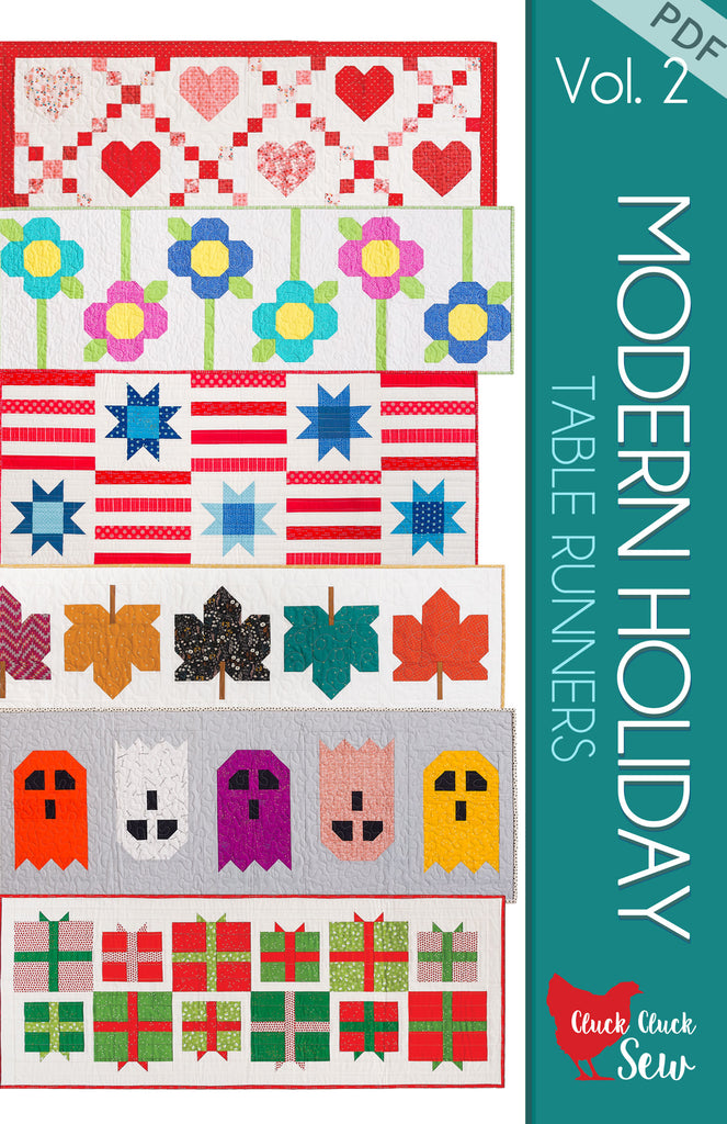 Vol. 2, Modern Holiday Table Runners #210 PDF Pattern