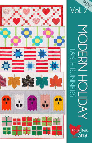 Vol. 2, Modern Holiday Table Runners #210 PDF Pattern