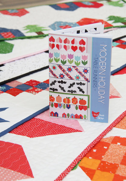 Modern Holiday Table Runners #186, Paper Pattern