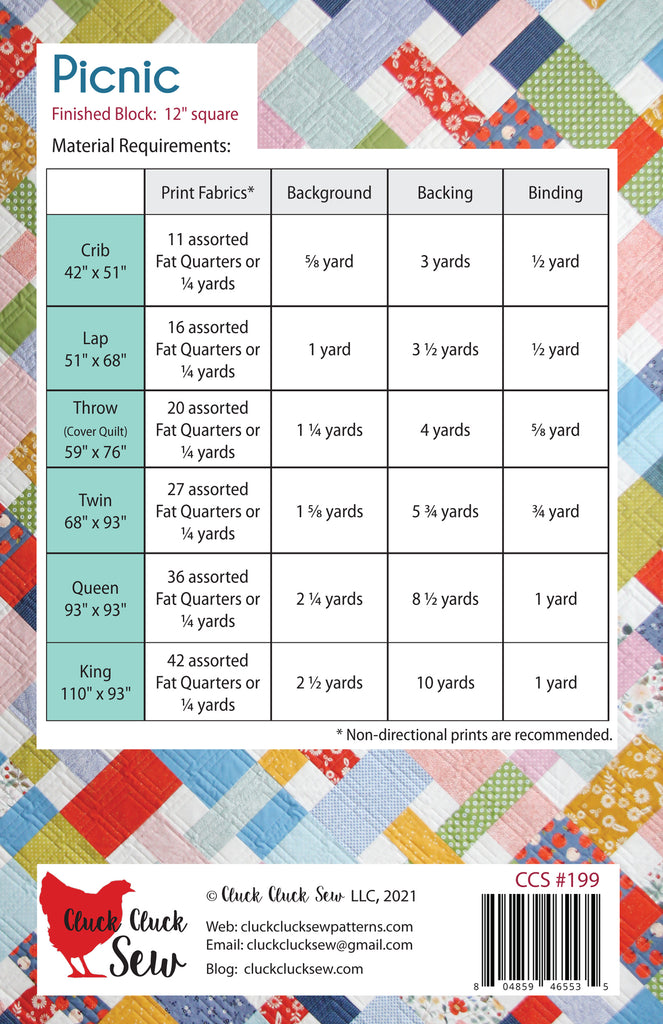 Picnic #199, Paper Pattern – Cluck Cluck Sew picnic-199-paper-pattern-cluck-cluck-sew