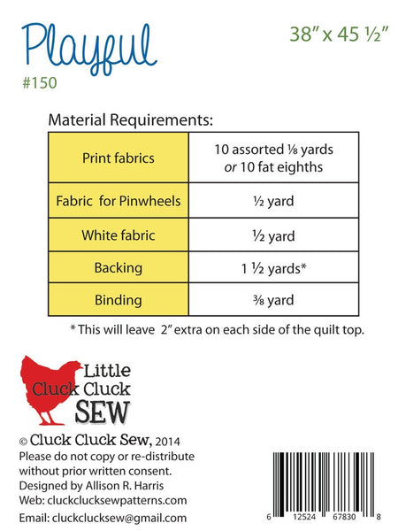 Playful #150 Little, PDF Pattern